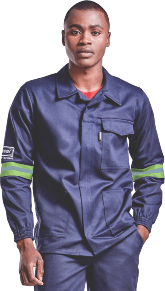 C/JKT GUARDEX LIME REFL/TAPE NAVY 34 - G. Fox