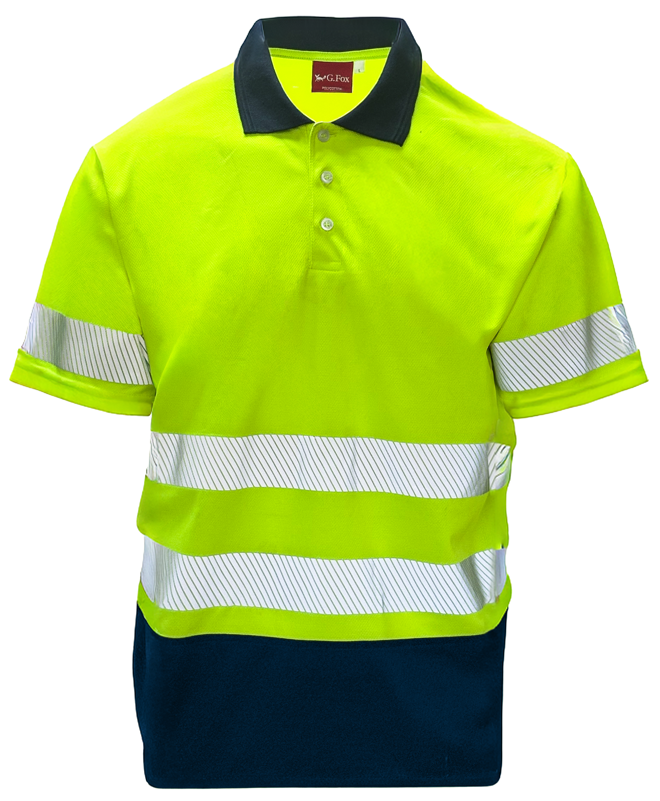 High-Visibility Short Sleeve Golf Shirt 2XLarge - G. Fox