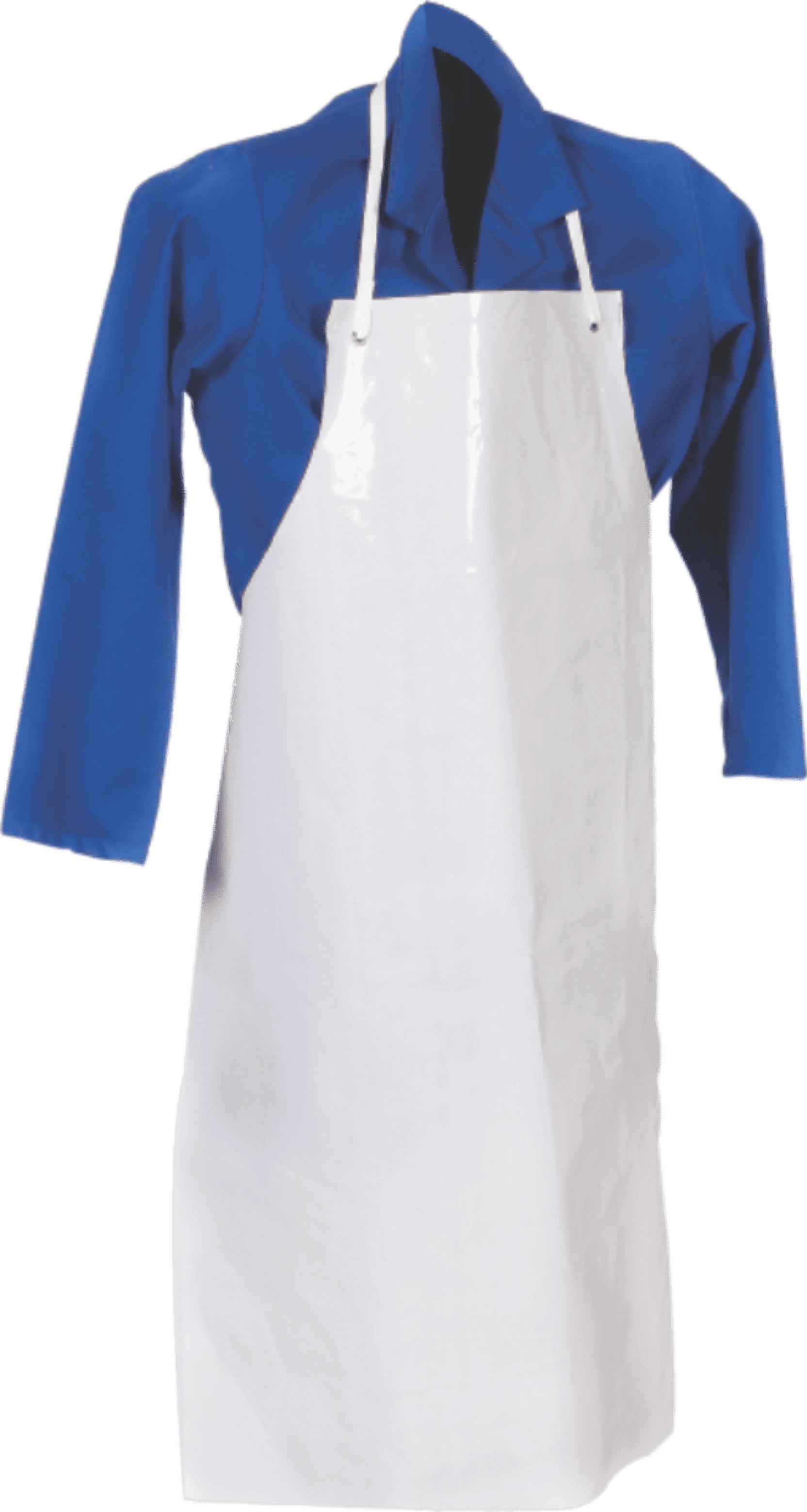 APRON PVC WHITE 125 x 70cm - G. Fox
