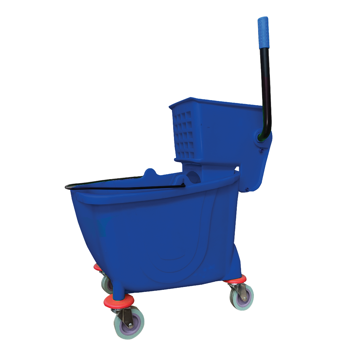 RSO ボウル7068 Alclean Plastic Bucket & Wringer - Blue - G. Fox