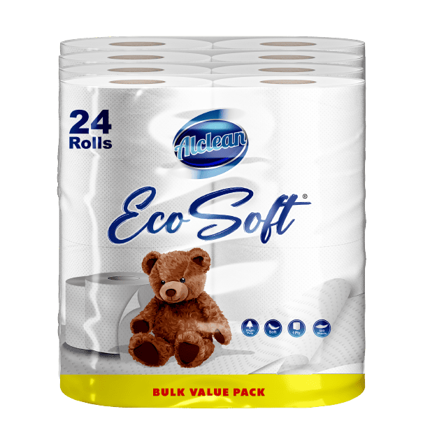ALCLEAN ECO SOFT VIRGIN TOILET TISSUE 1PLY 48's - G. Fox