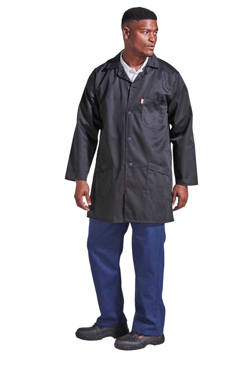 D/COAT P/C BLACK 34 - G. Fox