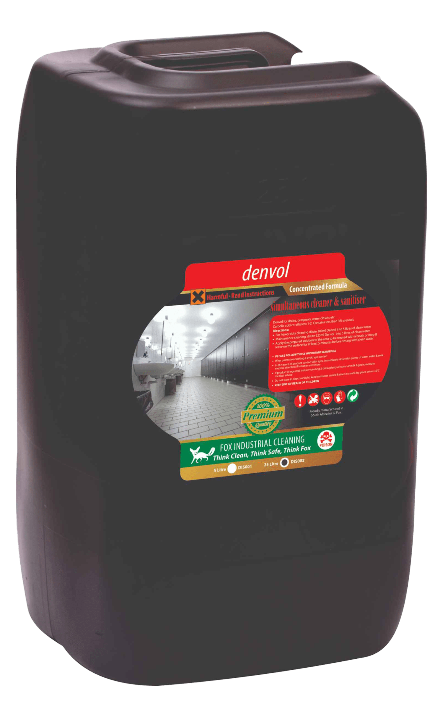 DENVOL BLACK DIP 25lt - G. Fox