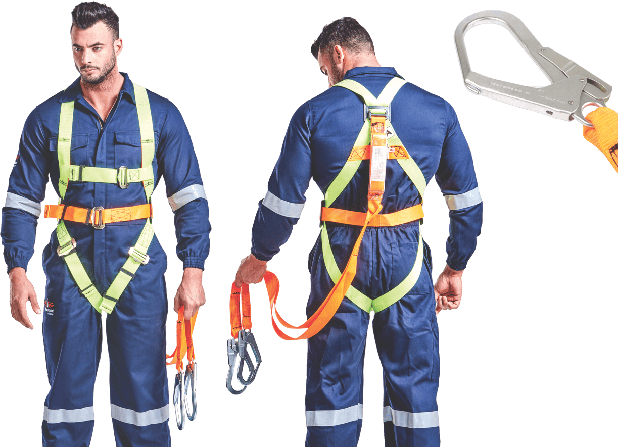 HARNESS DBL & SAFETY BELT LANY - G. Fox