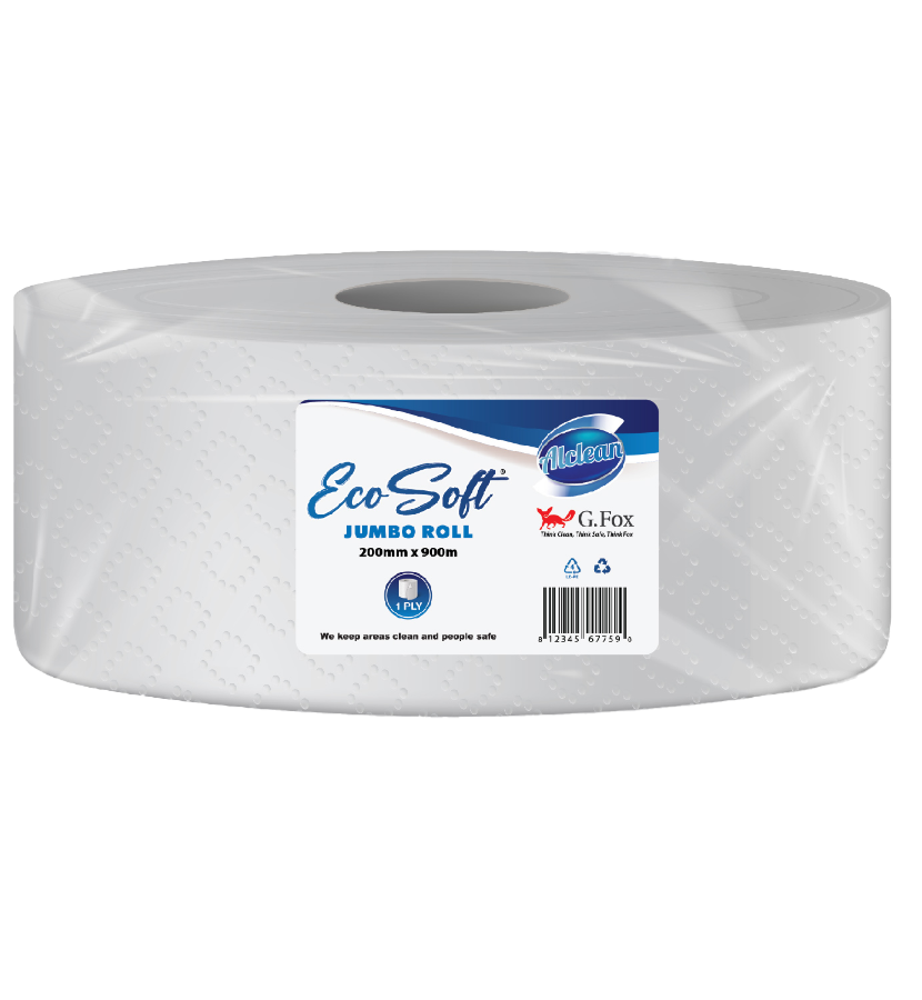 ALCLEAN JUMBO ROLL 1 PLY 900m - G. Fox