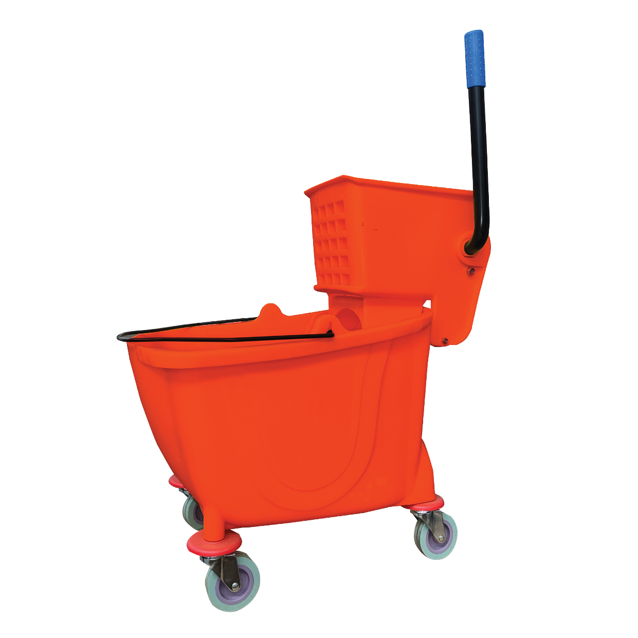 RSO ボウル7068 Alclean Plastic Bucket & Wringer - Blue - G. Fox